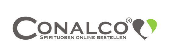 Das Logo von Conalco zeigt den Markennamen in stilisierter Schrift mit einem Herzsymbol in zwei Farben.