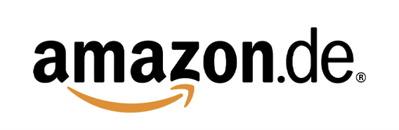 Das Logo von Amazon.de zeigt den Schriftzug in Schwarz mit einem orangefarbenen Pfeil, der von A nach Z zeigt.