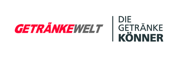 Die Darstellung des GetränkeWelt-Logos vermittelt ein Gefühl von Vielfalt und Professionalität in der Getränkeindustrie.